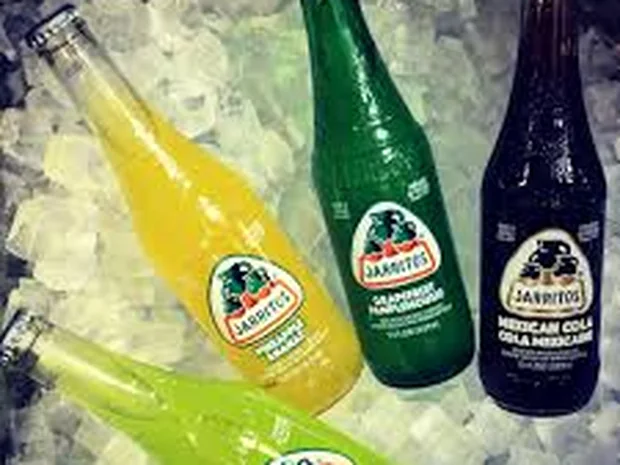Jarritos glass bottles